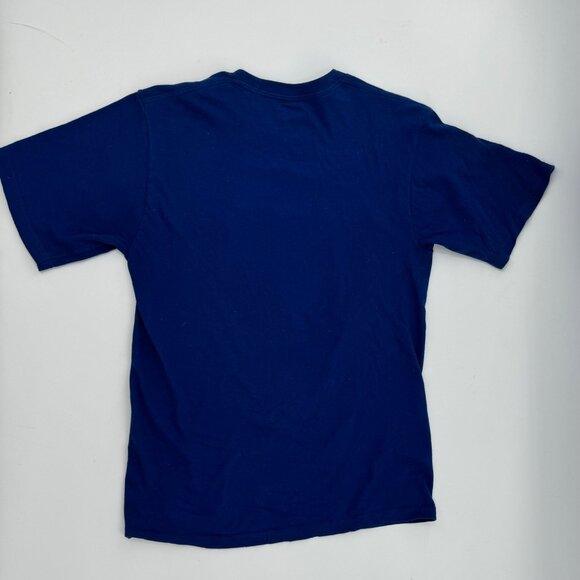 Stüssy Warriors Viking Graphic Tee - Small - Blue & White - Picture 6 of 7